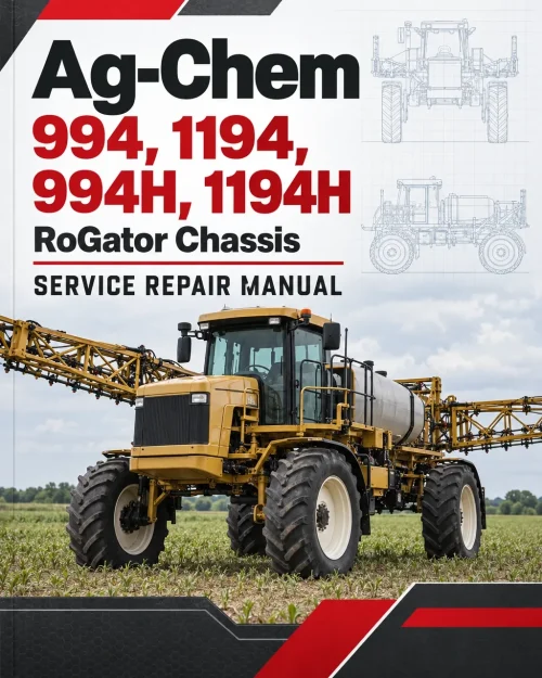 Ag-Chem 994, 1194, 994H, 1194H RoGator Chassis Service Repair Manual Ag-Chem 994, 1194, 994H, 1194H RoGator Chassis Service Repair Manual
