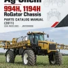 Ag-Chem 994H, 1194H RoGator Chassis Parts Catalog Manual (2011) (SN WXX1001 - ..WXX9999) Ag-Chem 994H, 1194H RoGator Chassis Parts Catalog Manual (2011) (SN WXX1001 - ..WXX9999)