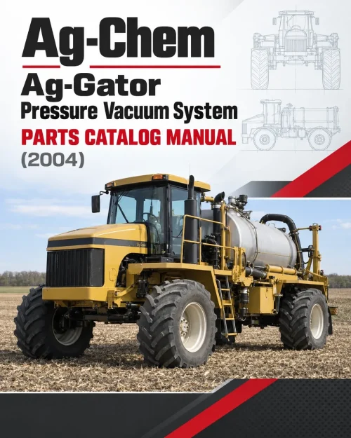 Ag-Chem Ag-Gator Pressure Vacuum System Parts Catalog Manual (2004)