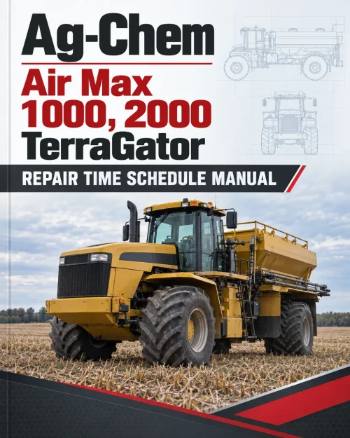 Ag-Chem Air Max 1000, 2000 TerraGator Repair Time Schedule Manual