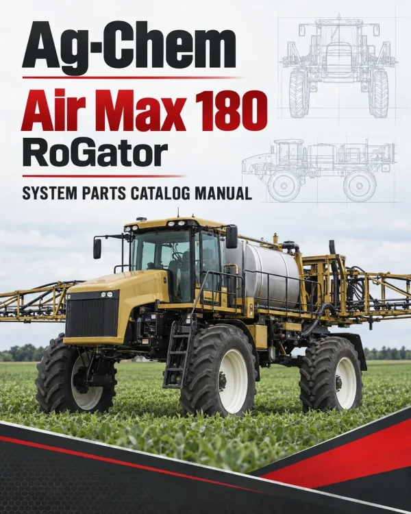 Ag-Chem Air Max 180 RoGator System Parts Catalog Manual Ag-Chem Air Max 180 RoGator System Parts Catalog Manual