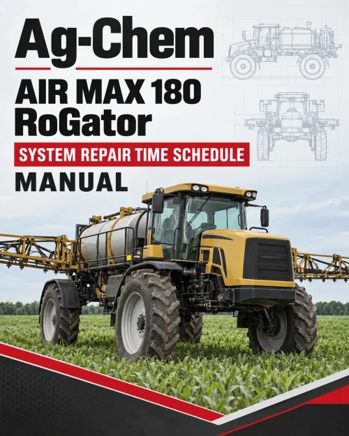 Ag-Chem Air Max 180 RoGator System Repair Time Schedule Manual