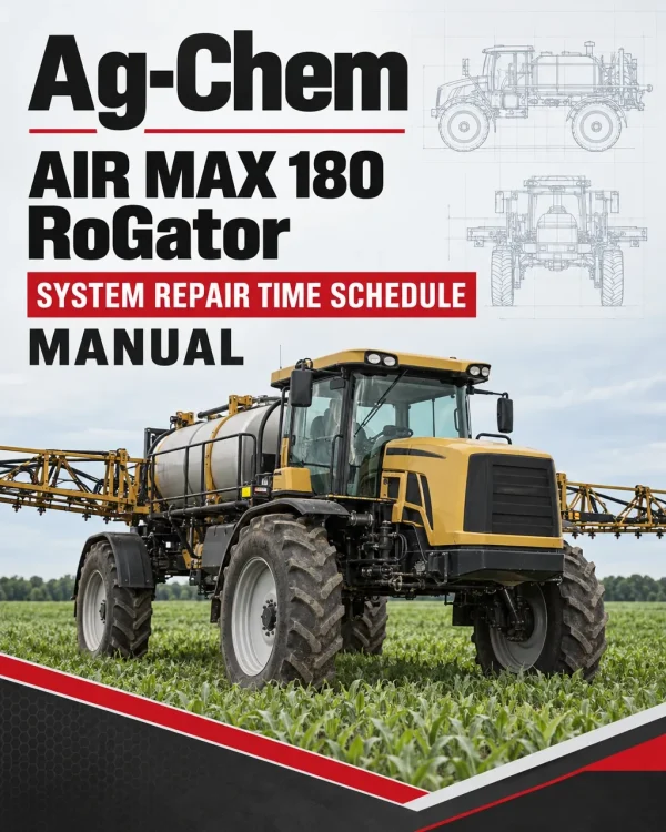 Ag-Chem Air Max 180 RoGator System Repair Time Schedule Manual Ag-Chem Air Max 180 RoGator System Repair Time Schedule Manual