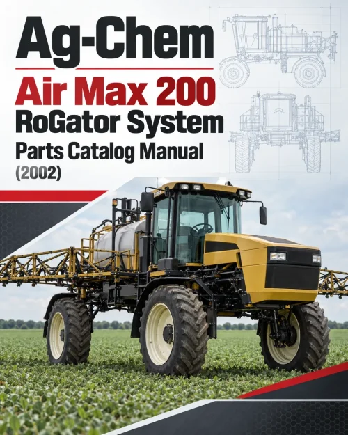 Ag-Chem Air Max 200 RoGator System Parts Catalog Manual (2002)