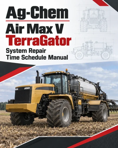 Ag-Chem Air Max V TerraGator System Repair Time Schedule Manual