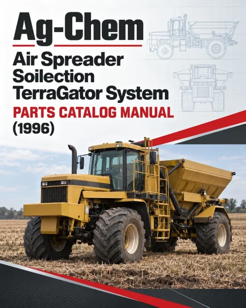 Ag-Chem Air Spreader Soilection TerraGator System Parts Catalog Manual (1996)