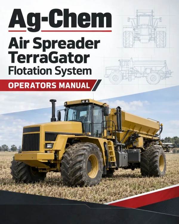 Ag-Chem Air Spreader TerraGator Flotation System Operators Manual Ag-Chem Air Spreader TerraGator Flotation System Operators Manual