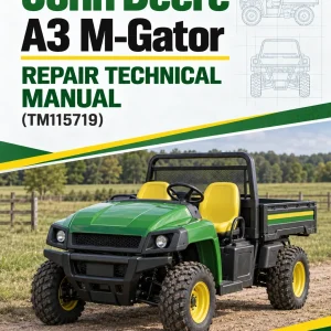 John Deere A3 M-Gator Repair Technical Manual (TM115719)