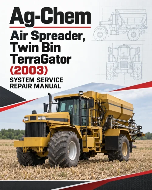 Ag-Chem Air Spreader, Twin Bin TerraGator System Service Repair Manual (2003)