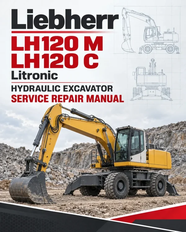 Liebherr LH120 M, LH120 C Litronic Hydraulic Excavator Service Repair Manual Liebherr LH120 M, LH120 C Litronic Hydraulic Excavator Service Repair Manual