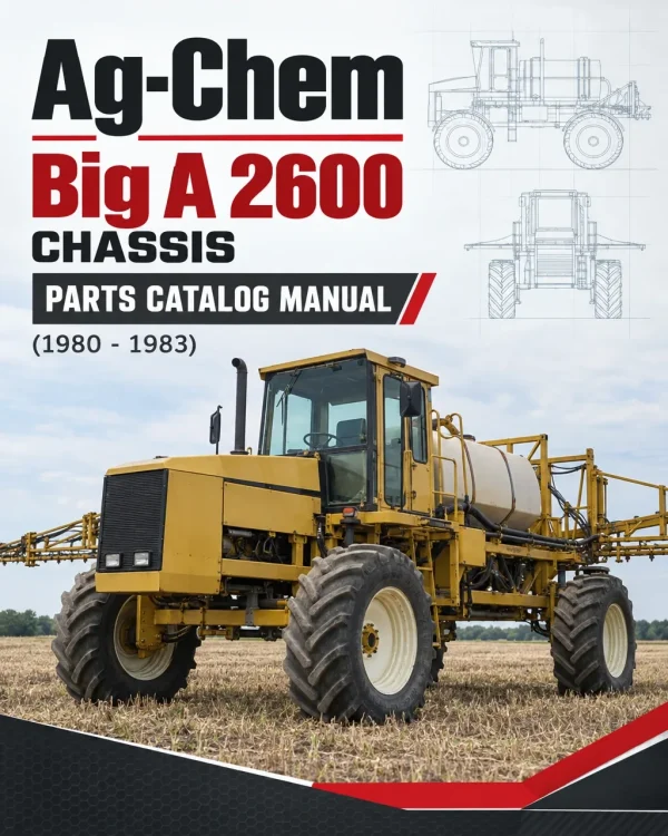 Ag-Chem Big A 2600 Chassis Parts Catalog Manual (1980 - 1983) Ag-Chem Big A 2600 Chassis Parts Catalog Manual (1980 - 1983)