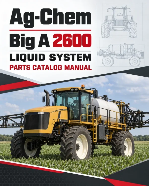 Ag-Chem Big A 2600 Liquid System Parts Catalog Manual Ag-Chem Big A 2600 Liquid System Parts Catalog Manual