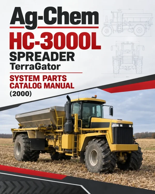 Ag-Chem HC-3000L Spreader TerraGator System Parts Catalog Manual (2000) Ag-Chem HC-3000L Spreader TerraGator System Parts Catalog Manual (2000)
