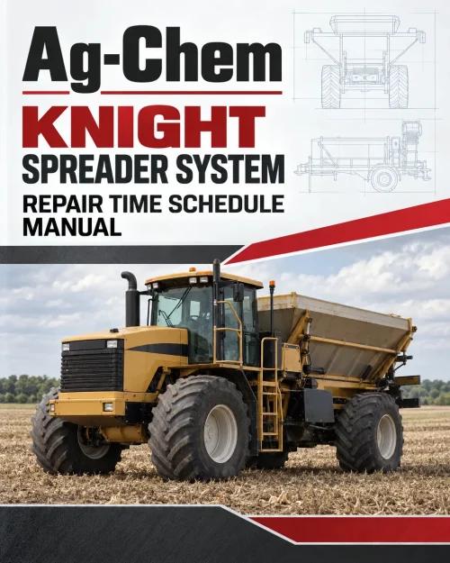 Ag-Chem Knight Spreader System Repair Time Schedule Manual