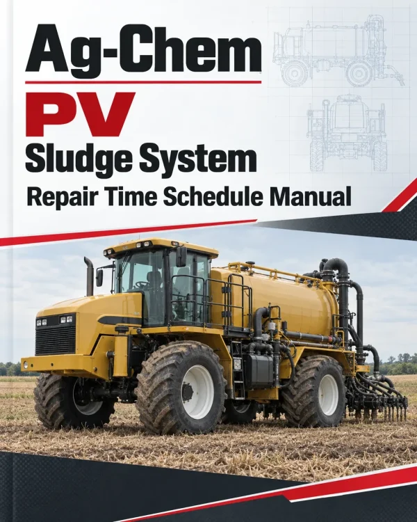 Ag-Chem PV Sludge System Repair Time Schedule Manual