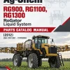 Ag-Chem RG900, RG1100, RG1300 RoGator Liquid System Parts Catalog Manual (2012) (SN CXX1001 - CXX9999)