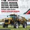 Ag-Chem RG900, RG900B, RG1100, RG1100B, RG1300, RG1300B RoGator Liquid System Parts Catalog Manual (2013 - 2017) (SN DXXX1001 - HXXX9999) Ag-Chem RG900, RG900B, RG1100, RG1100B, RG1300, RG1300B RoGator Liquid System Parts Catalog Manual (2013 - 2017) (SN DXXX1001 - HXXX9999)