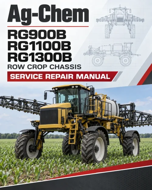 Ag-Chem RG900B, RG1100B, RG1300B Row Crop Chassis Service Repair Manual Ag-Chem RG900B, RG1100B, RG1300B Row Crop Chassis Service Repair Manual