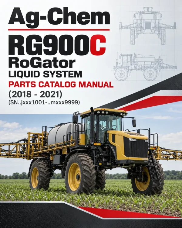 Ag-Chem RG900C RoGator Liquid System Parts Catalog Manual (2018 - 2021) (SN..jxxx1001-..mxxx9999)