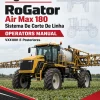 Ag-Chem RoGator Air Max 180 Sistema De Corte De Linha Operators Manual (Portuguese) VXX1001 E Posteriores