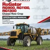 Ag-Chem RoGator RG900, RG1100, RG1300 Chassi Row Crop Operators Manual (Portuguese) CXXX1001 and later Without DEF System