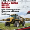 Ag-Chem RoGator RG900, RG1100, RG1300 Liquid System Row Crop System Operators Manual (French) CXXX10011 and later