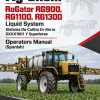 Ag-Chem RoGator RG900, RG1100, RG1300 Liquid System Sistema De Cultivo En Hileras DXXX1001 Y Superiores Operators Manual (Spanish)