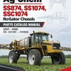 Ag-Chem SS874, SS1074, SSC1074 RoGator Chassis Parts Catalog Manual (2007 - 2008) (SN ..SXX1001 - ..TXX9999)