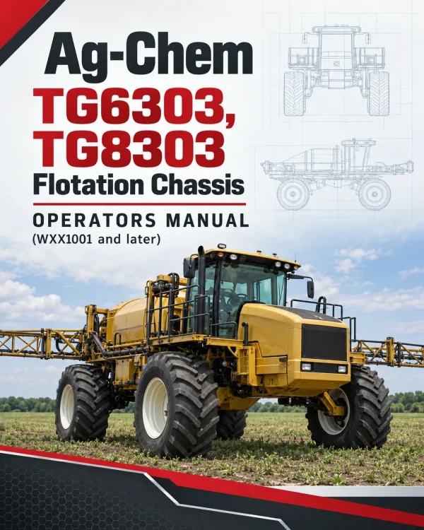 Ag-Chem TG6303, TG8303 Flotation Chassis Operators Manual (WXX1001 and later) Ag-Chem TG6303, TG8303 Flotation Chassis Operators Manual (WXX1001 and later)