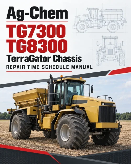 Ag-Chem TG7300, TG8300 TerraGator Chassis Repair Time Schedule Manual Ag-Chem TG7300, TG8300 TerraGator Chassis Repair Time Schedule Manual