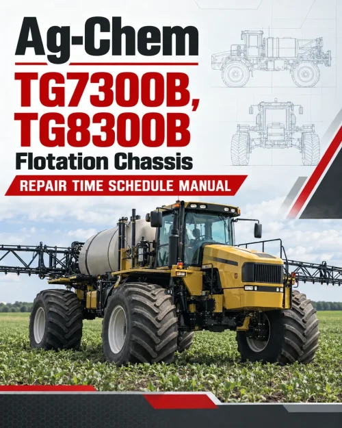 Ag-Chem TG7300B, TG8300B Flotation Chassis Repair Time Schedule Manual Ag-Chem TG7300B, TG8300B Flotation Chassis Repair Time Schedule Manual