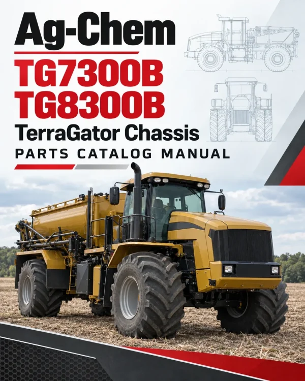 Ag-Chem TG7300B, TG8300B TerraGator Chassis Parts Catalog Manual (2015 - 2018) (SN ..fxxx1001-..jxxx9999)