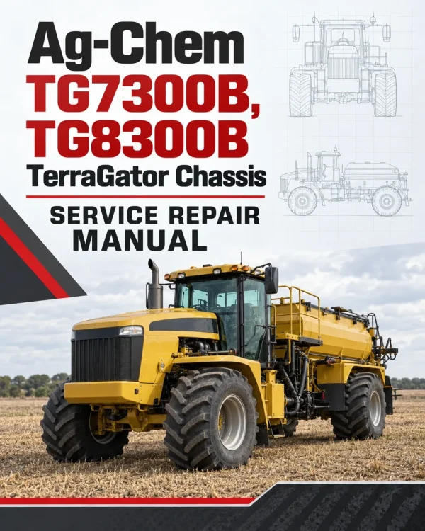 Ag-Chem TG7300B, TG8300B TerraGator Chassis Service Repair Manual