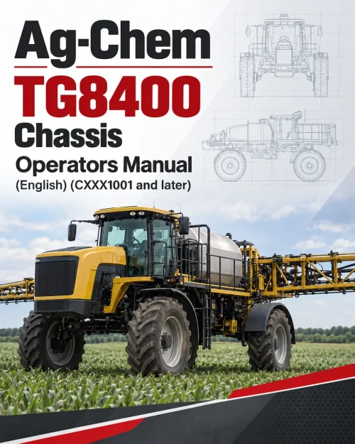 Ag-Chem TG8400 Chassis Operators Manual (English) (CXXX1001 and later) Ag-Chem TG8400 Chassis Operators Manual (English) (CXXX1001 and later)