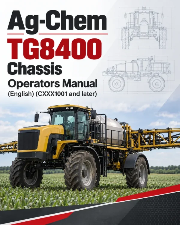 Ag-Chem TG8400 Chassis Operators Manual (English) (CXXX1001 and later)