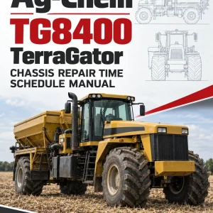 Ag-Chem TG8400 TerraGator Chassis Repair Time Schedule Manual