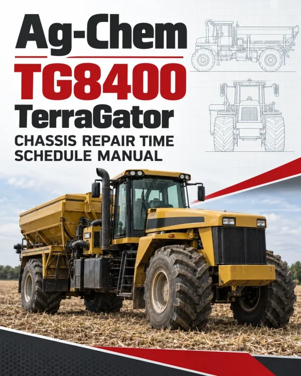 Ag-Chem TG8400 TerraGator Chassis Repair Time Schedule Manual Ag-Chem TG8400 TerraGator Chassis Repair Time Schedule Manual