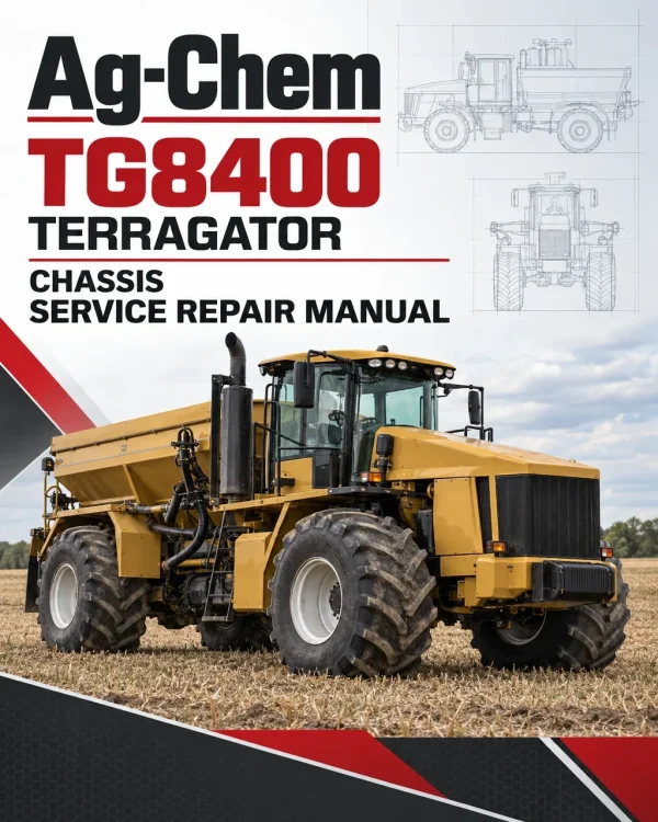 Ag-Chem TG8400 TerraGator Chassis Service Repair Manual Ag-Chem TG8400 TerraGator Chassis Service Repair Manual