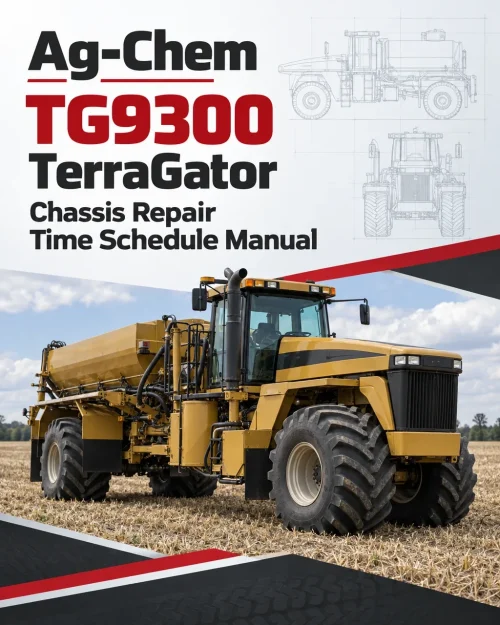 Ag-Chem TG9300 TerraGator Chassis Repair Time Schedule Manual Ag-Chem TG9300 TerraGator Chassis Repair Time Schedule Manual