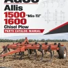 AGCO Allis 1500 "Min-Til", 1600 Chisel Plow Parts Catalog Manual AGCO Allis 1500 "Min-Til", 1600 Chisel Plow Parts Catalog Manual