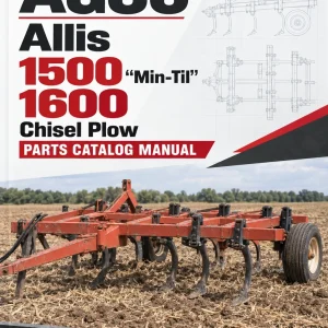AGCO Allis 1500 "Min-Til", 1600 Chisel Plow Parts Catalog Manual