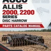 AGCO Allis 2000, 2200 Series Disc Harrow Parts Catalog Manual AGCO Allis 2000, 2200 Series Disc Harrow Parts Catalog Manual