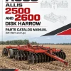 AGCO Allis 2500 Disk Harrow - All and 2600 Disk Harrow Parts Catalog Manual (SN 4601 and Up) AGCO Allis 2500 Disk Harrow - All and 2600 Disk Harrow Parts Catalog Manual (SN 4601 and Up)