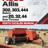 AGCO Allis 302, 303, 444 Balers and 20, 32, 44 Bale Thrower Parts Catalog Manual AGCO Allis 302, 303, 444 Balers and 20, 32, 44 Bale Thrower Parts Catalog Manual
