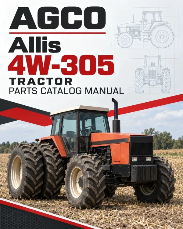 AGCO Allis 4W-305 Tractor Parts Catalog Manual AGCO Allis 4W-305 Tractor Parts Catalog Manual
