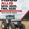 AGCO Allis 5015, 5020, FWA, 5030 Accessories and Implements Parts Catalog Manual