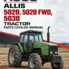 AGCO Allis 5020, 5020 FWD, 5030 Tractor Parts Catalog Manual