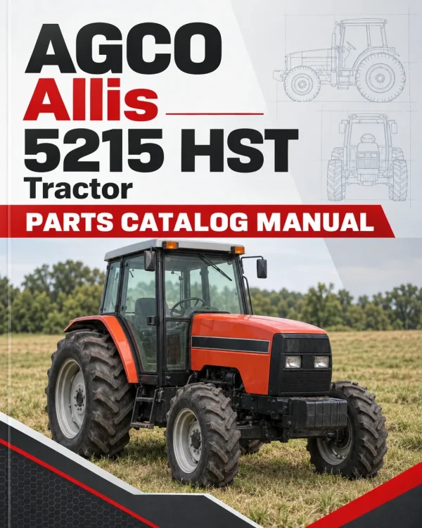 AGCO Allis 5215 HST Tractor Parts Catalog Manual