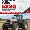 AGCO Allis 5220 Synchro-Shift Tractor Parts Catalog Manual
