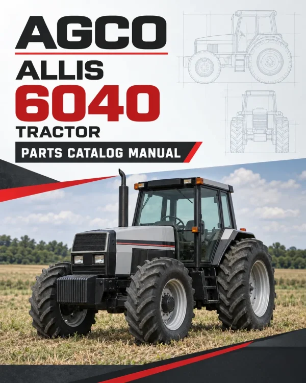 AGCO Allis 6040 Tractor Parts Catalog Manual